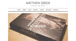 Desktop Screenshot of matthewgreenjournalism.com